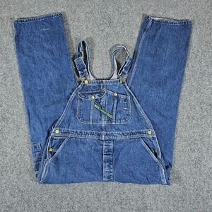 Vintage Key‎ Imperial Denim Bib Overalls Men's Measured Size 40x29 Utility Y2K